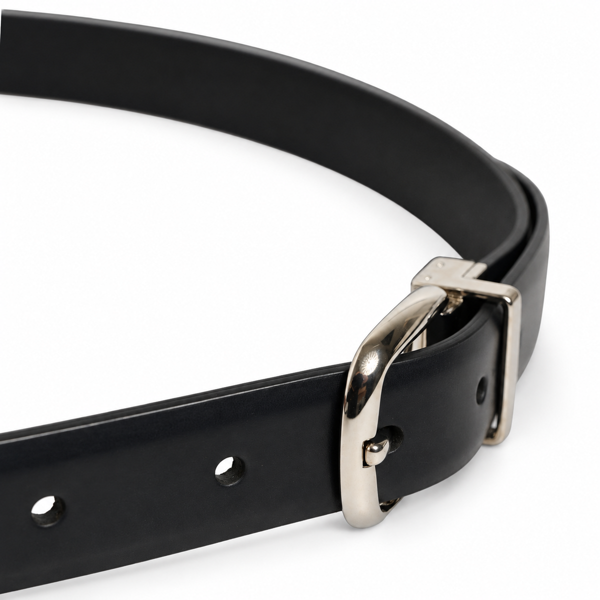 Men's belt Dolce & Gabbana SKU: BC3614 B1203 side buckle close-up