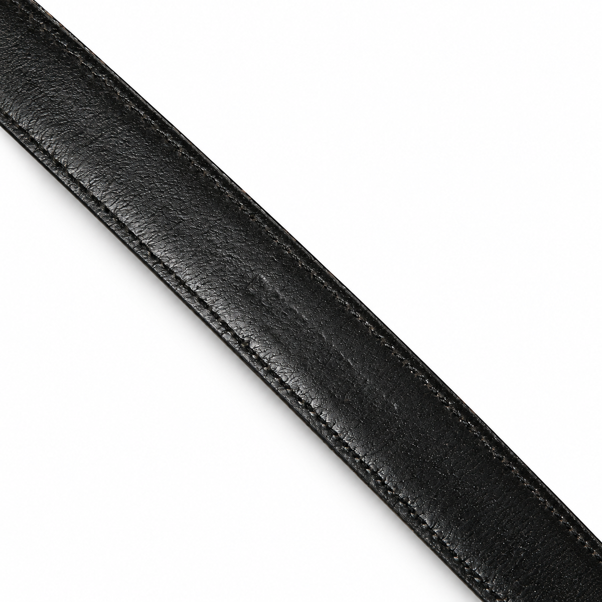 Men's belt Dolce & Gabbana SKU: BC4337 A2T58 leather lining close-up