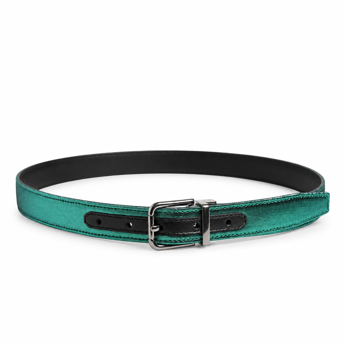 Men's belt Dolce & Gabbana SKU: BC4337 AX447 full length front view