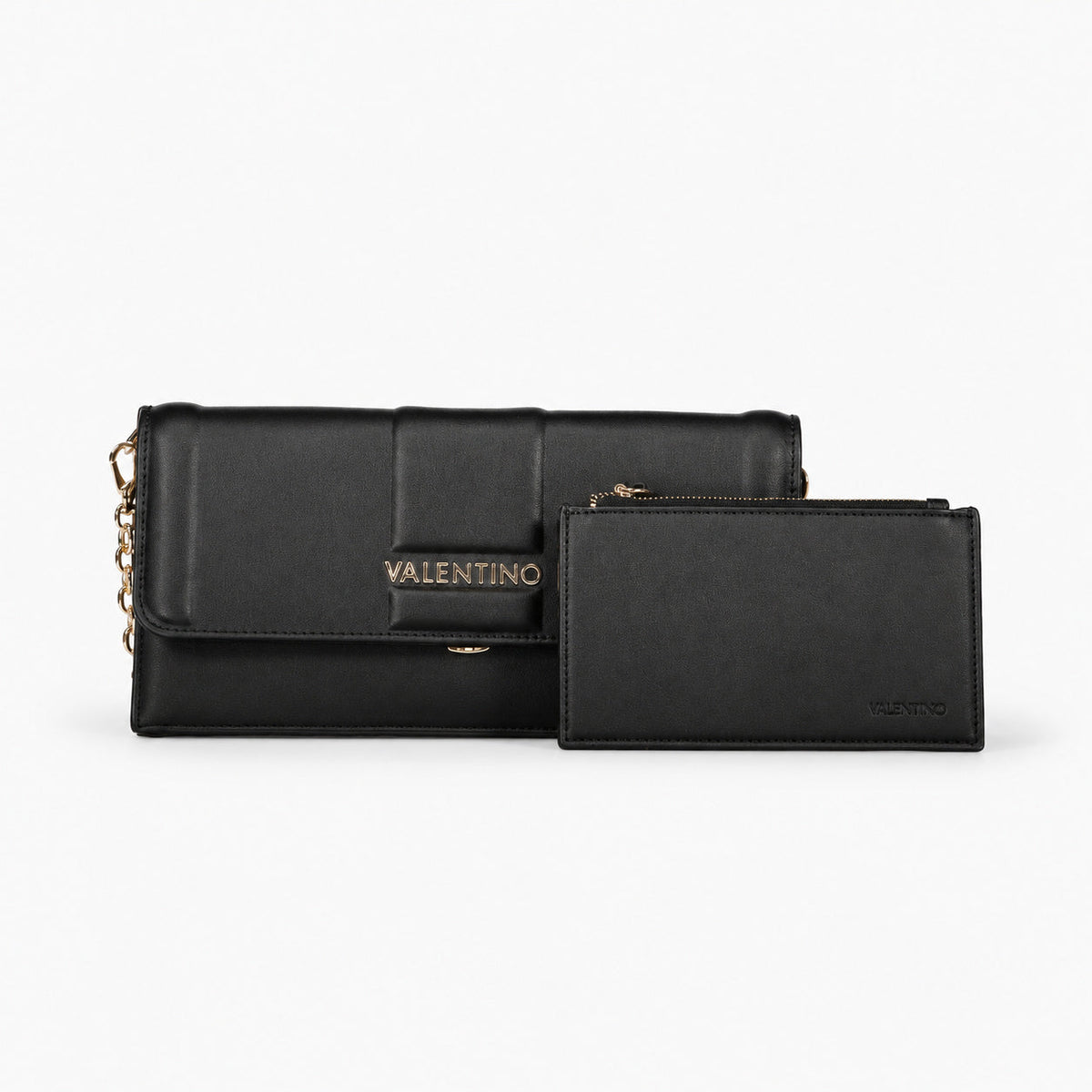 Women's clutch bag Mario Valentino Brass VBS8G617 removable pouch view