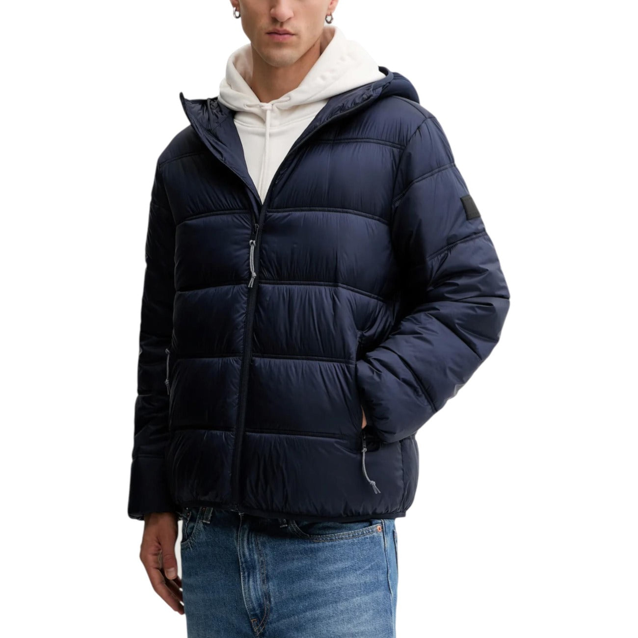 Мъжко синьо яке Tommy Hilfiger Jeans Men Jacket DM0DM22044 Front View
