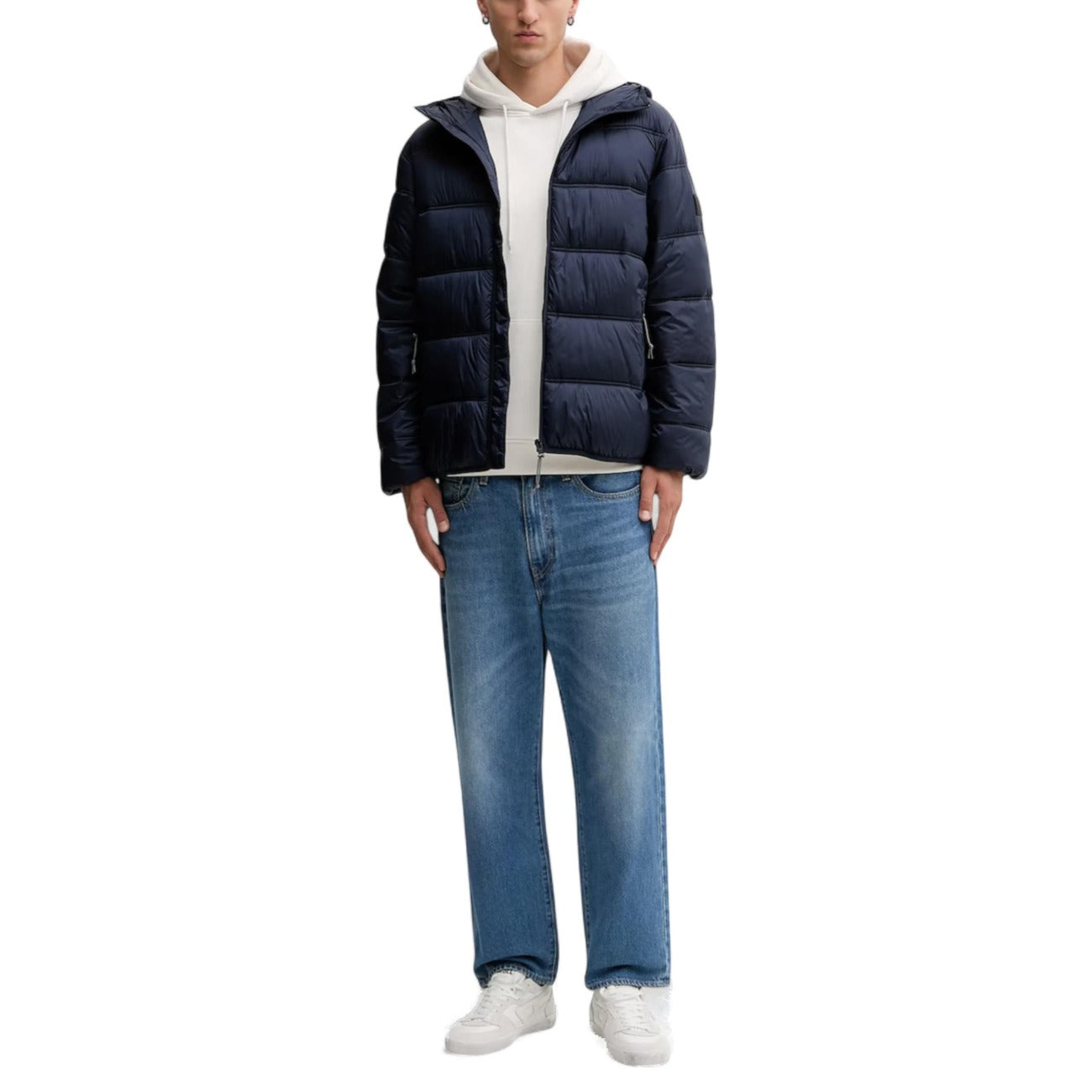 Мъжко синьо яке Tommy Hilfiger Jeans Men Jacket DM0DM22044 Front View