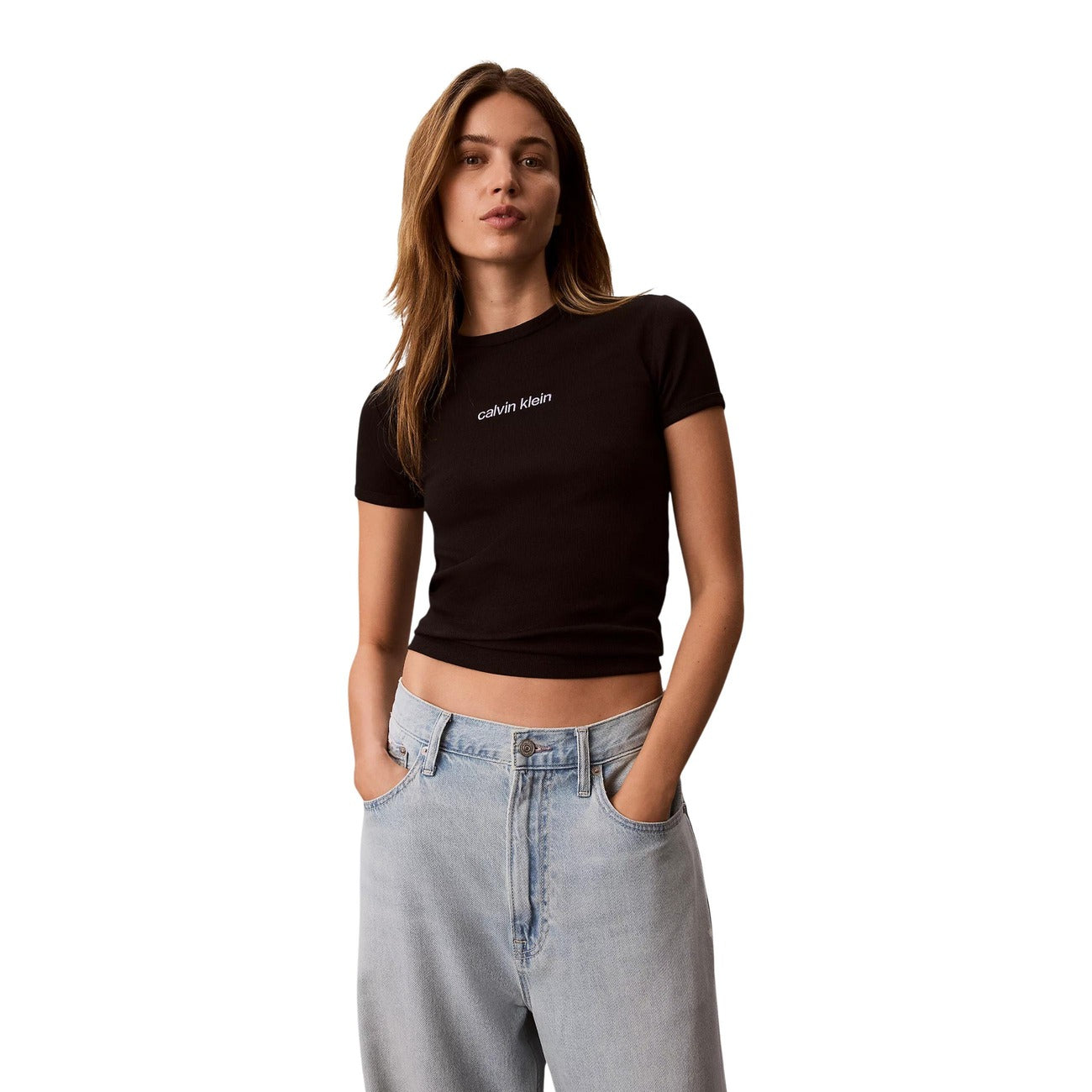 Дамска тениска Calvin Klein Jeans Women T-shirt LV047G816G UB1 Front View