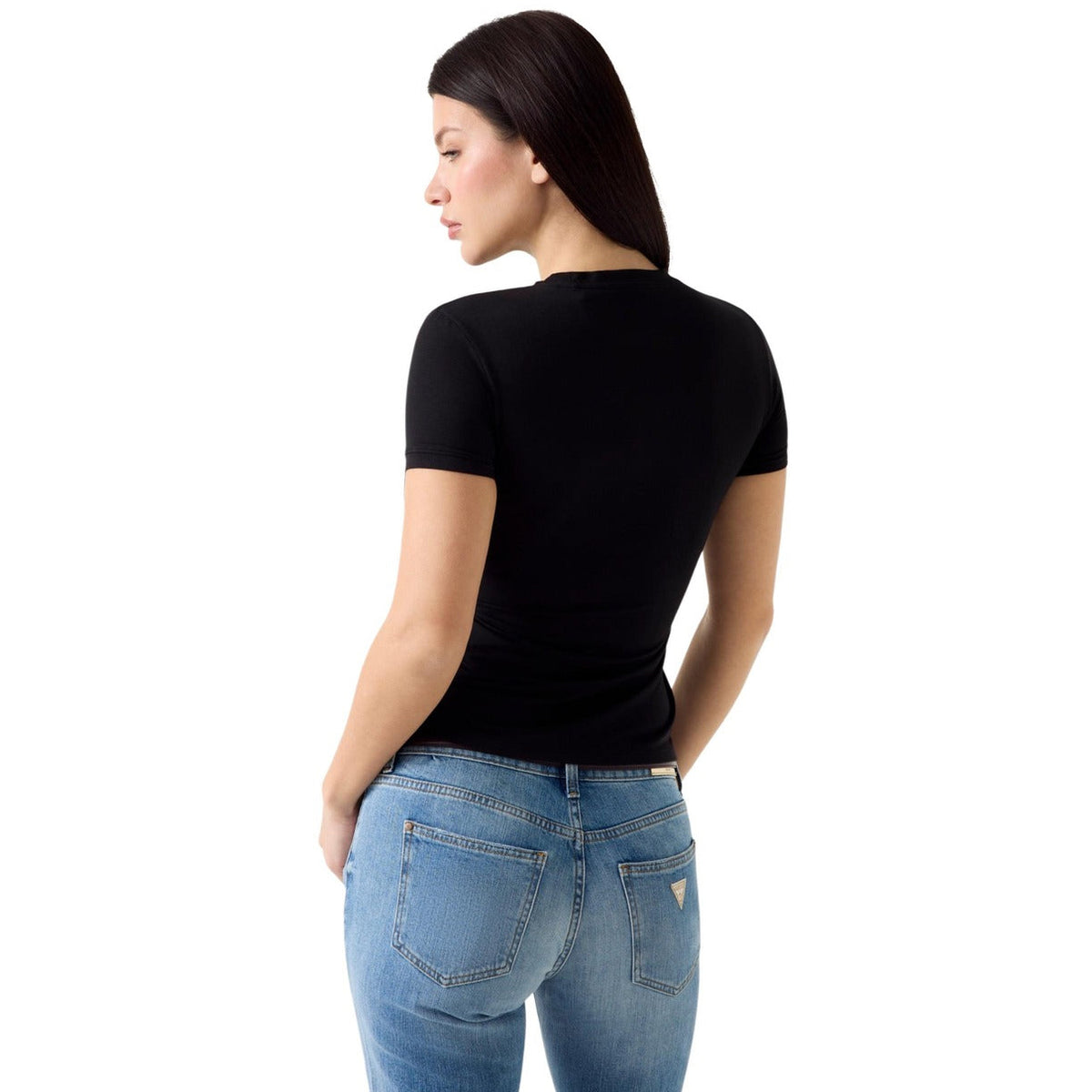 Дамска тениска Guess Women T-shirt W6YI12K3751 JBLK Back View