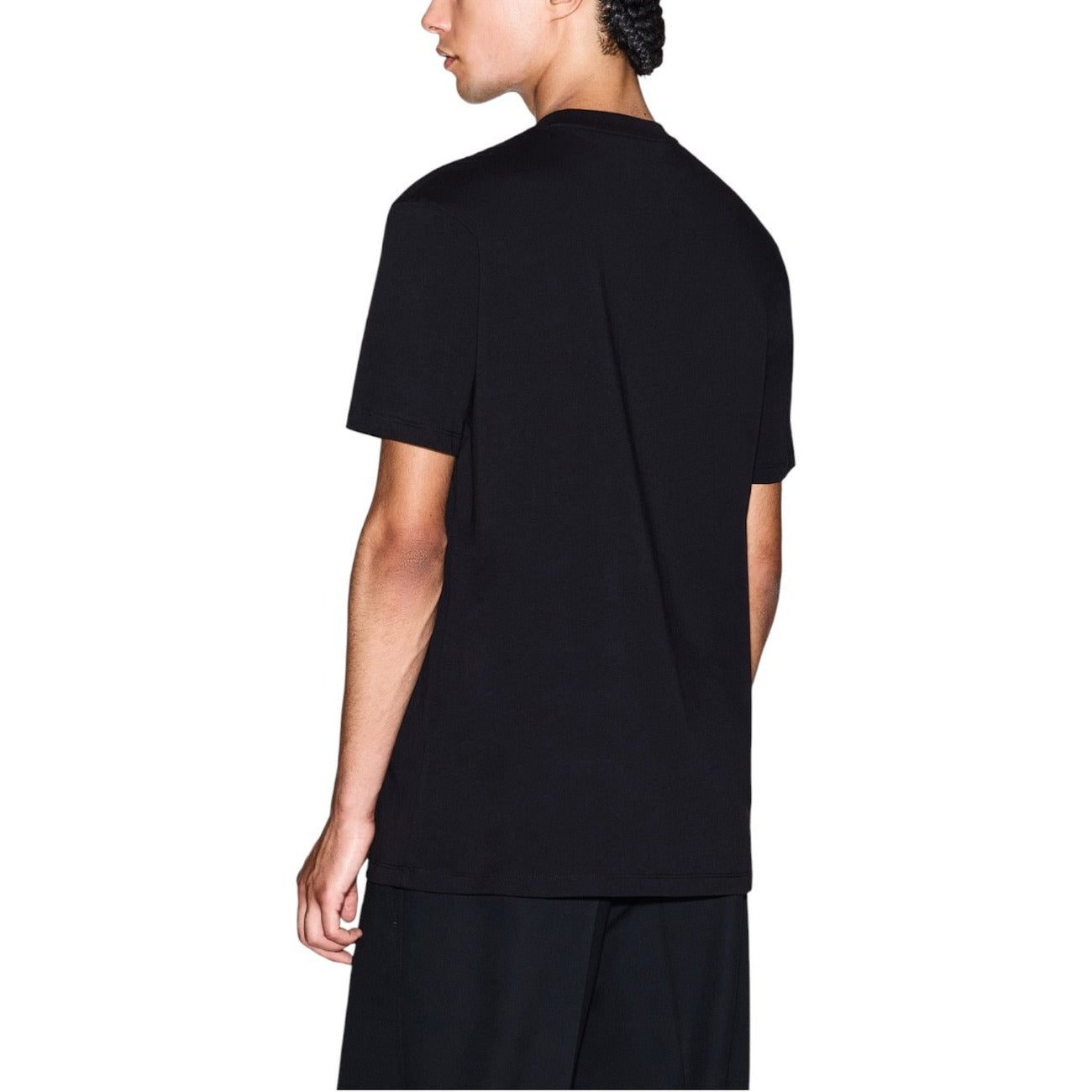 Мъжка черна тениска Armani Exchange Men T-shirt XM001911 AF10356 Back View