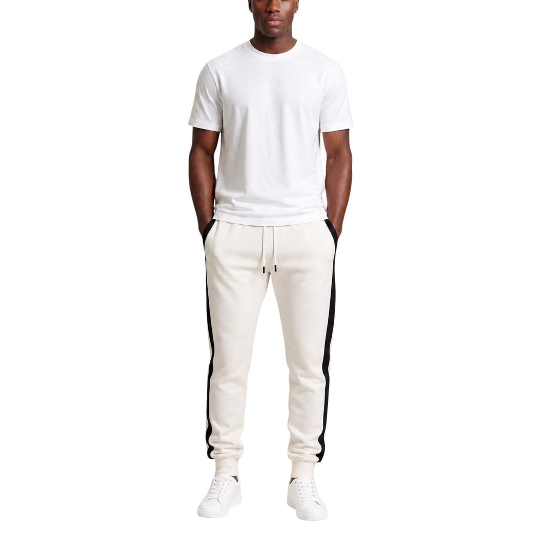 Мъжко бяло спортно долнище Armani Exchange Men Sweatpants XM003145 AF13047 U0009 Front View