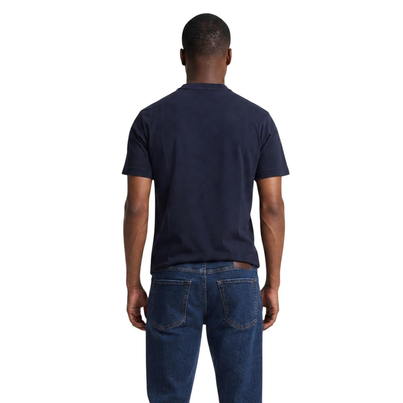 Мъжка тъмно синя тениска Armani Exchange Men T-shirt XM003103 AF10356 Back View