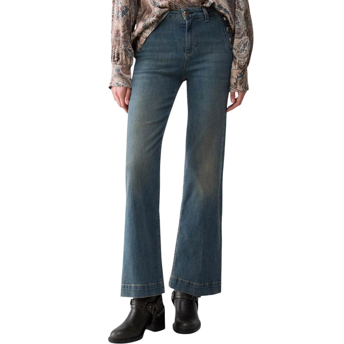 Дамски дънки Liu Jo women’s jeans UF6093D0328 79137 front view 
