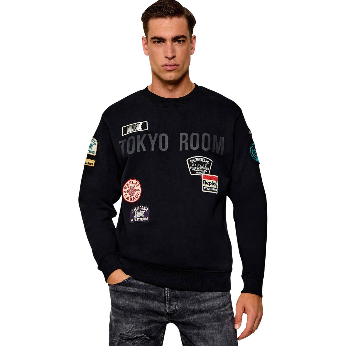 Мъжки суичър Replay Men Sweatshirt M13LR.001.7242NW-C098 Front View