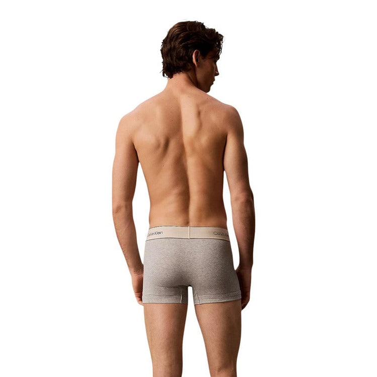 Мъжки боксерки Calvin Klein Men 3-pack Boxers LV00NB4446 VM9 Model Back View
