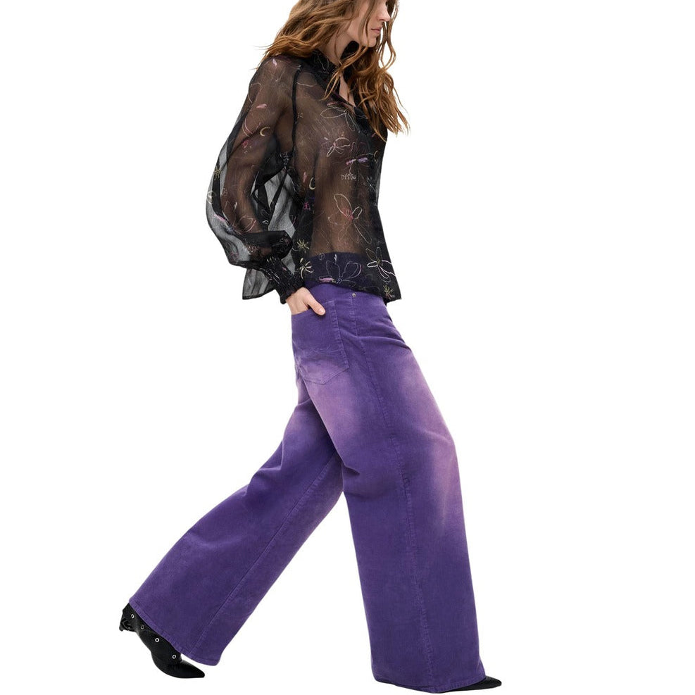 Дамски панталони Desigual women’s trousers 26WWPW19 3011 Side view 