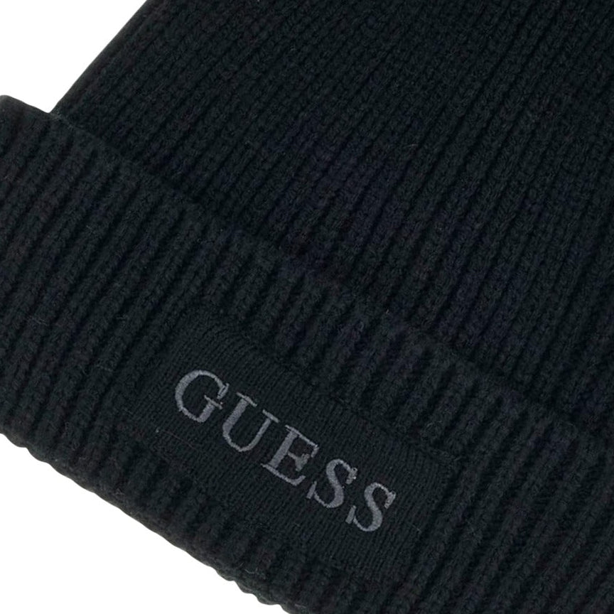 Дамска зимна шапка Guess Women Beanie AW5650 WOL01 BLA Close-Up