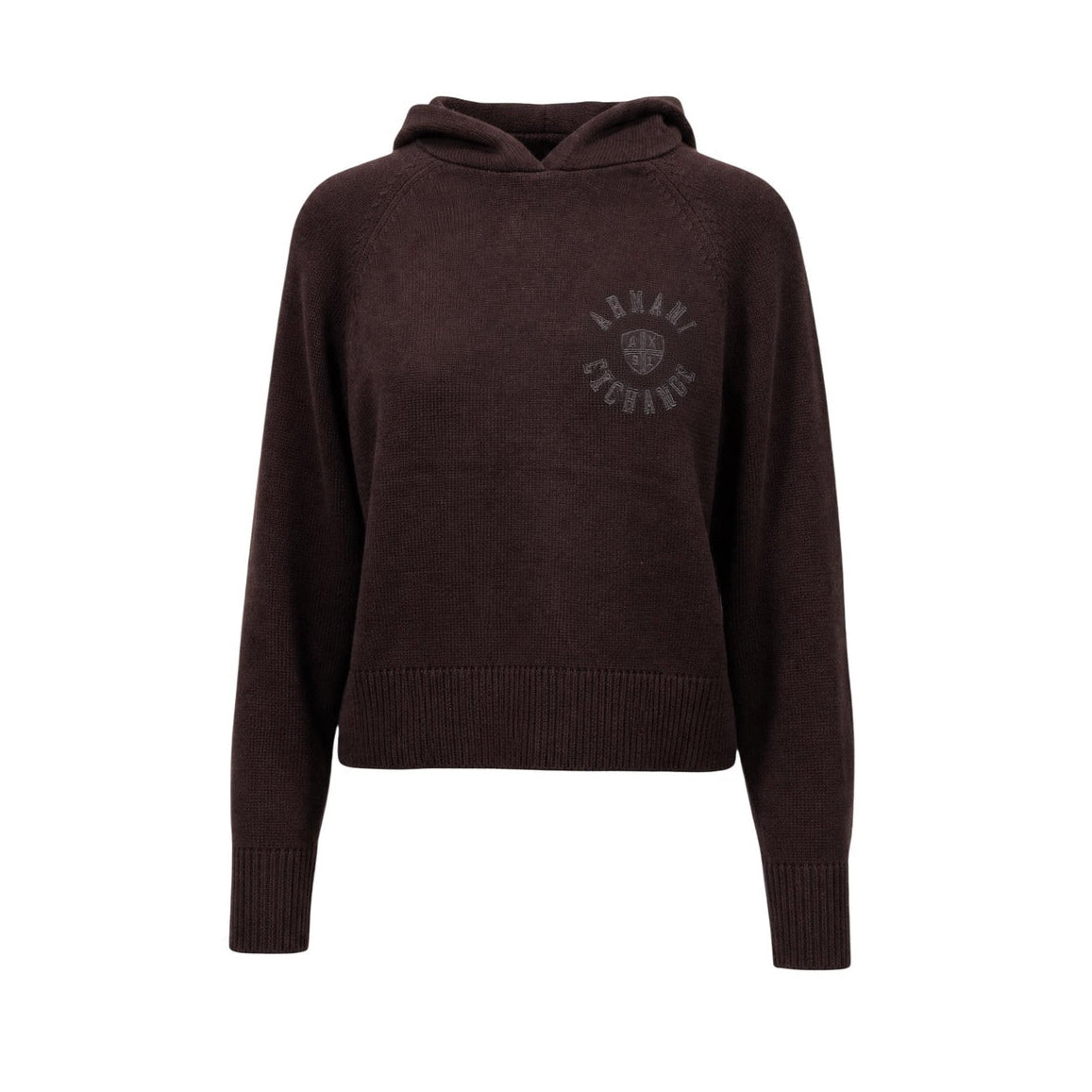Дамски кафяв пуловер Armani Exchange Women Sweater XW002879 AF16552 U6032 Front View