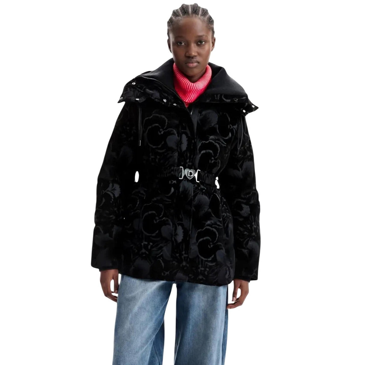 Дамско яке Desigual Women Jacket 26WWEW41 2000 Front View