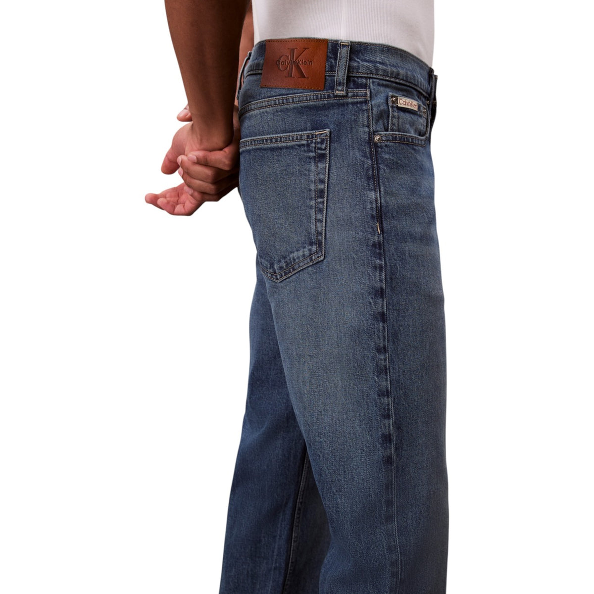 Мъжки дънки Calvin Klein Jeans Men Jeans LV04RB770G 587 Side View