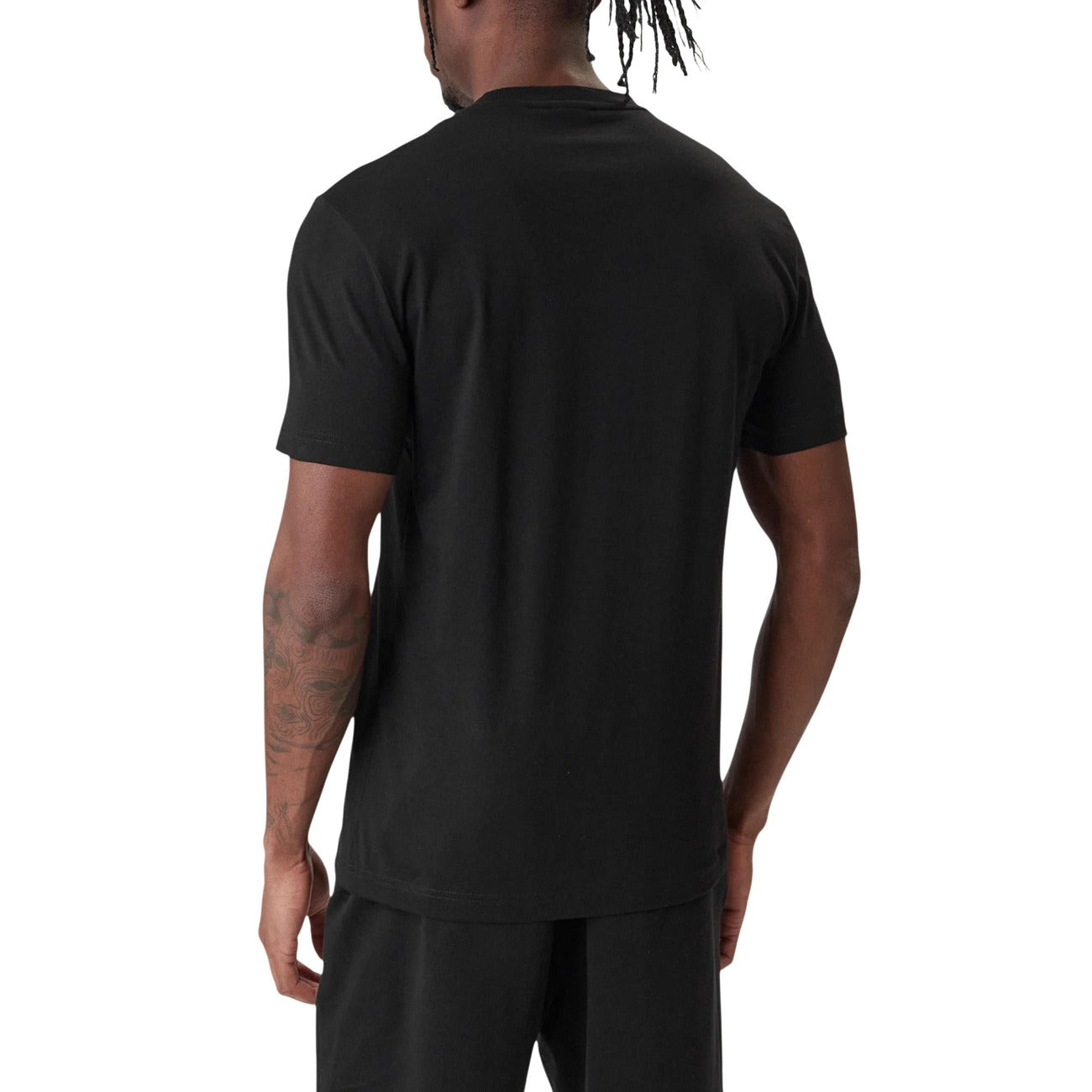 Мъжка черна тениска EA7 Emporio Armani Men T-shirt 7M001412 AF22264 UC001 Back View