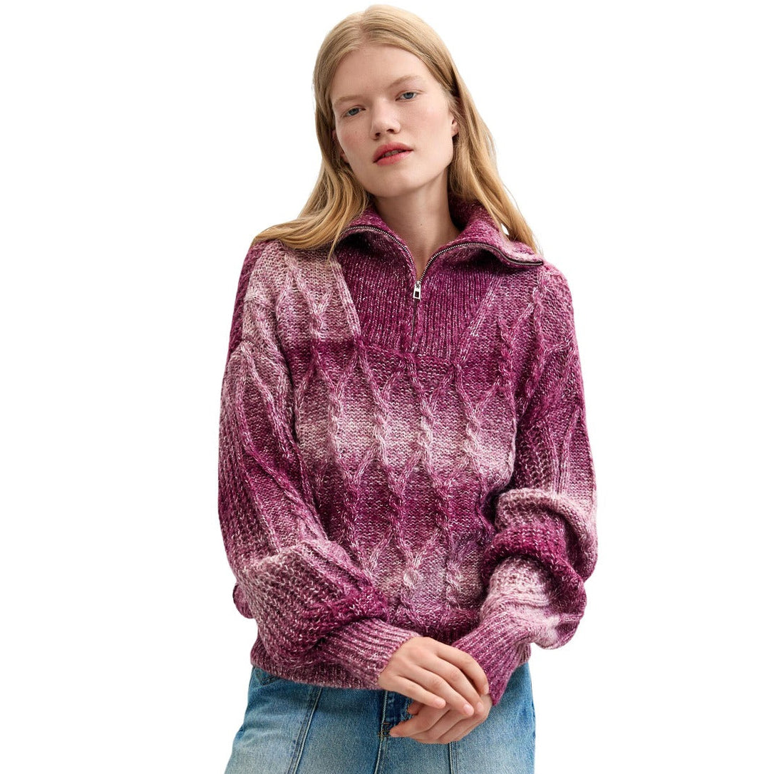 Дамски пуловер Desigual women’s sweater 26WWJF20 3017 front view 