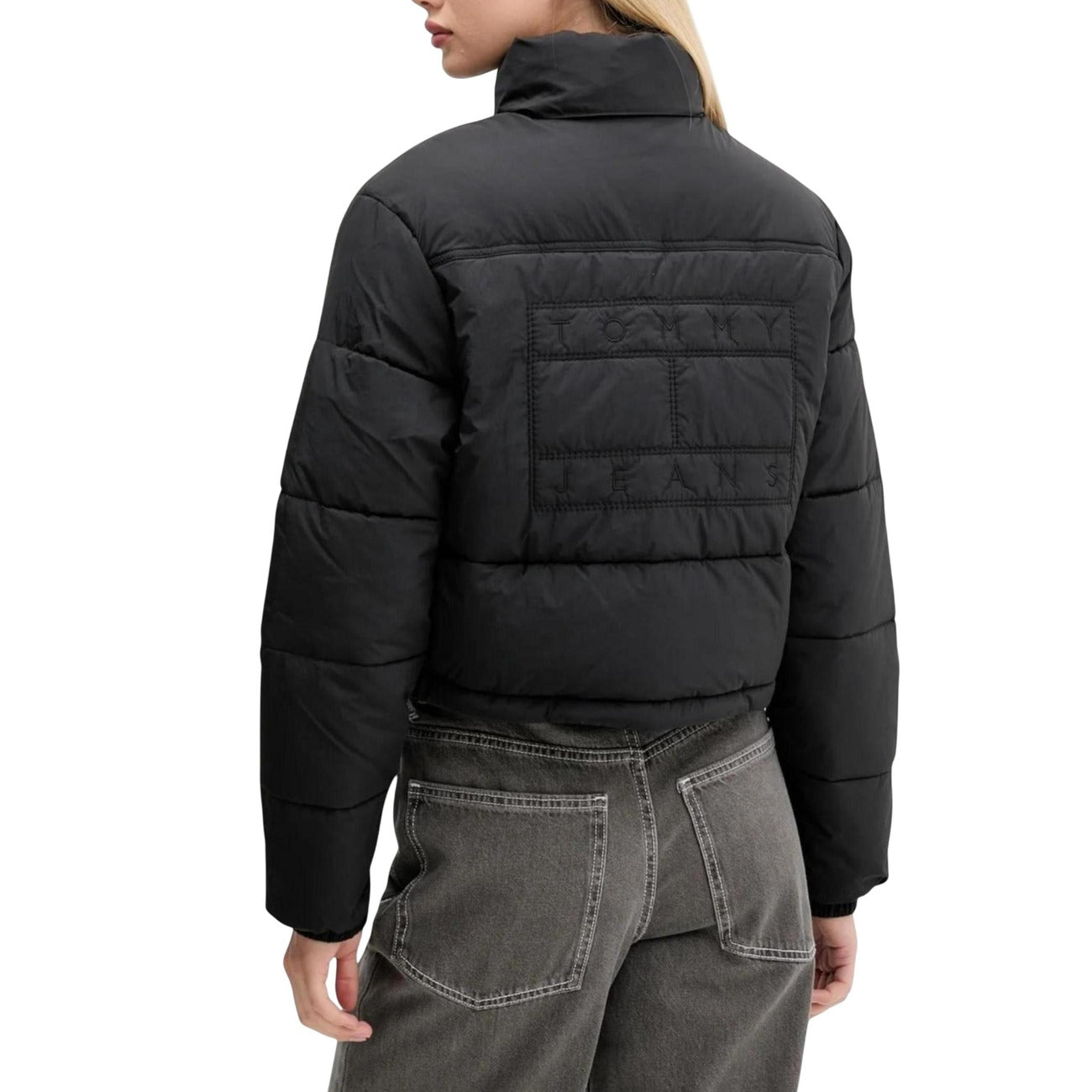Дамско черно яке Tommy Hilfiger Jeans DW0DW21620 Back View