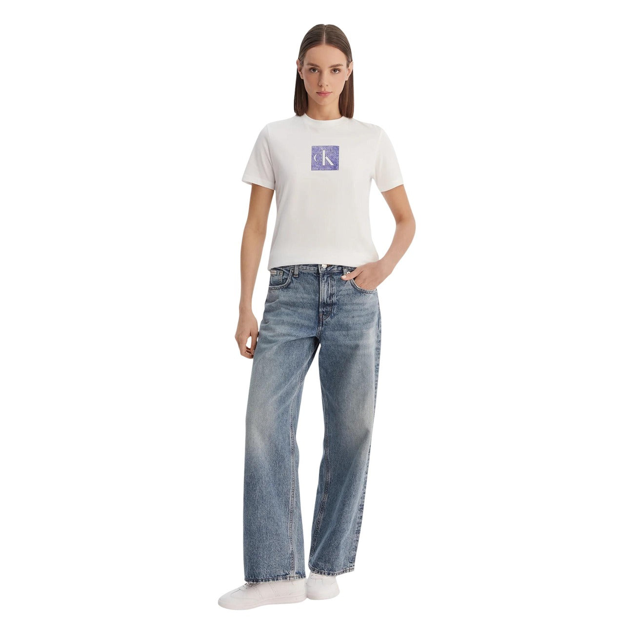 Дамска тениска Calvin Klein Jeans Women T-shirt LV047F819G YAF Front View
