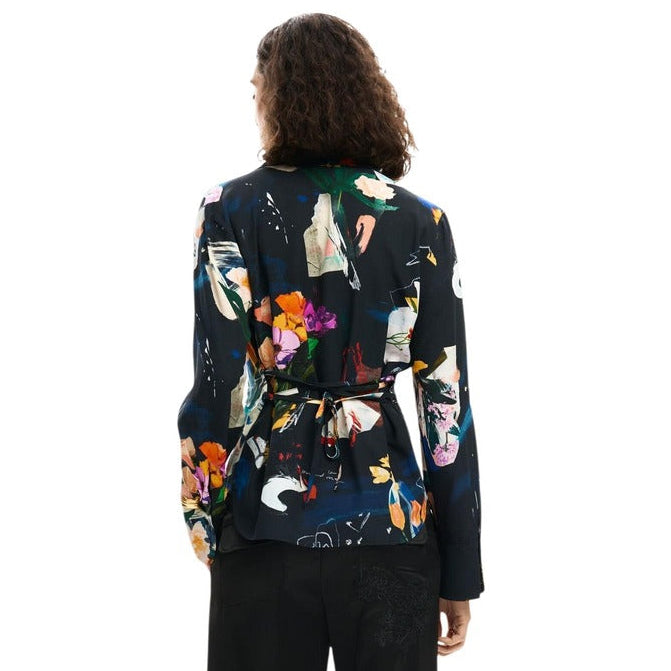Дамска риза Desigual women’s shirt 26SWCW23 2000 Back view 