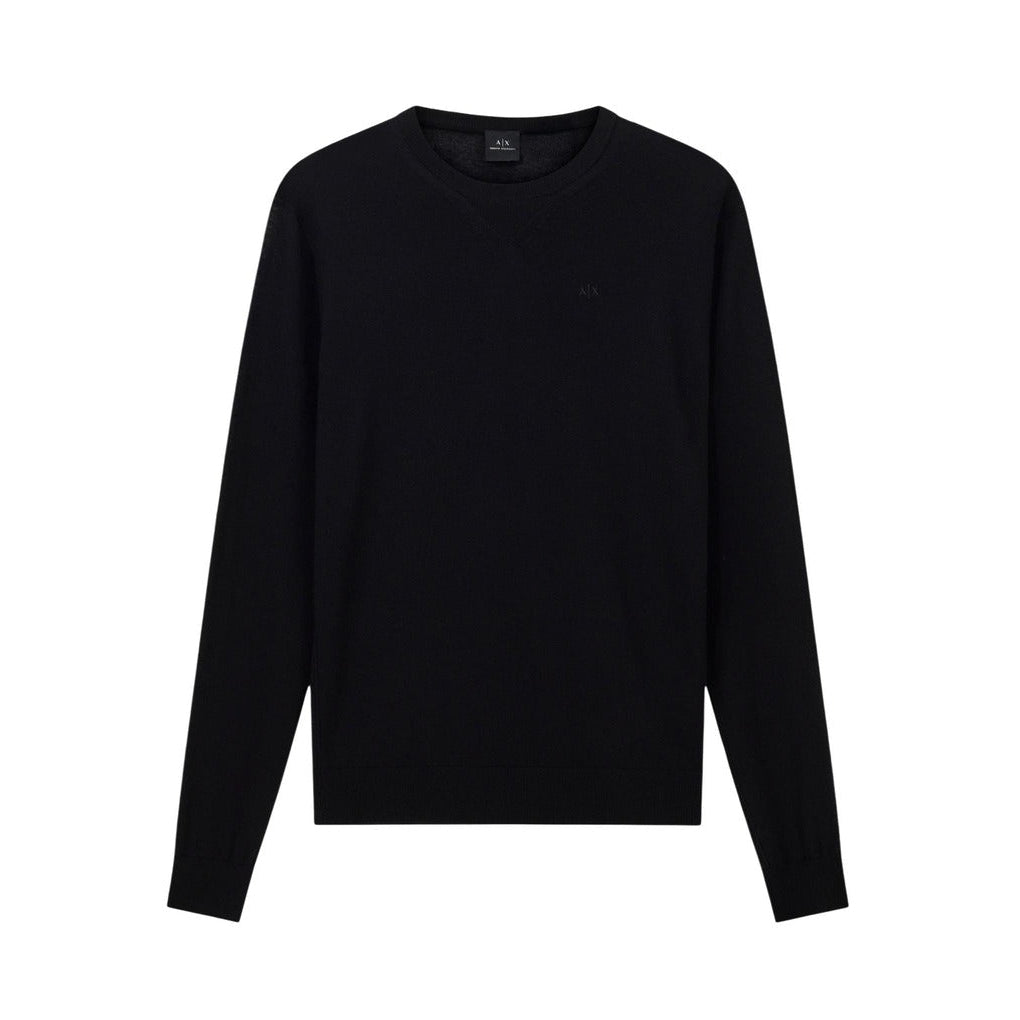 Мъжки черен пуловер Armani Exchange Men Sweater XM000878 AF11982 UC001 Front View