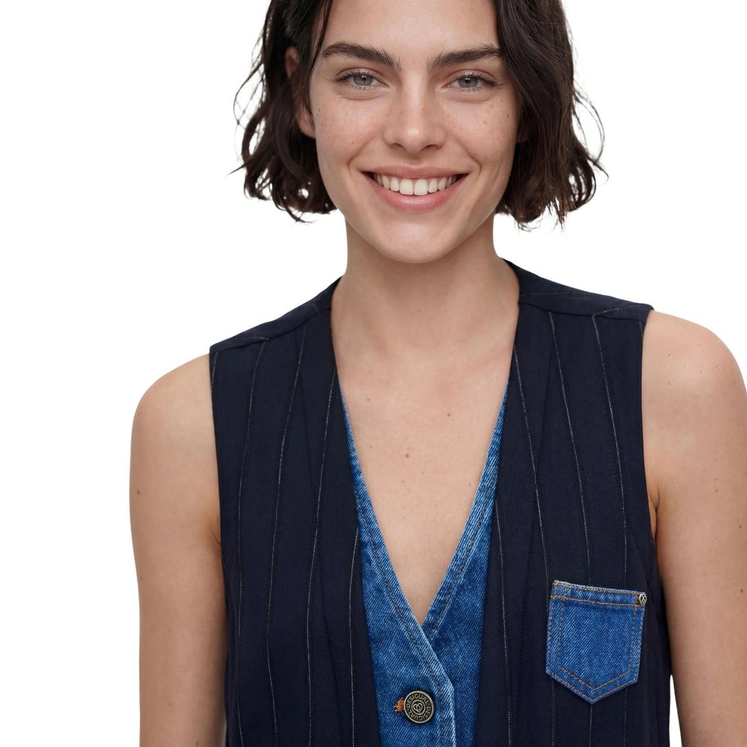 Дамски елек Desigual women’s gilet 26WWEW15 5032 Close-up 