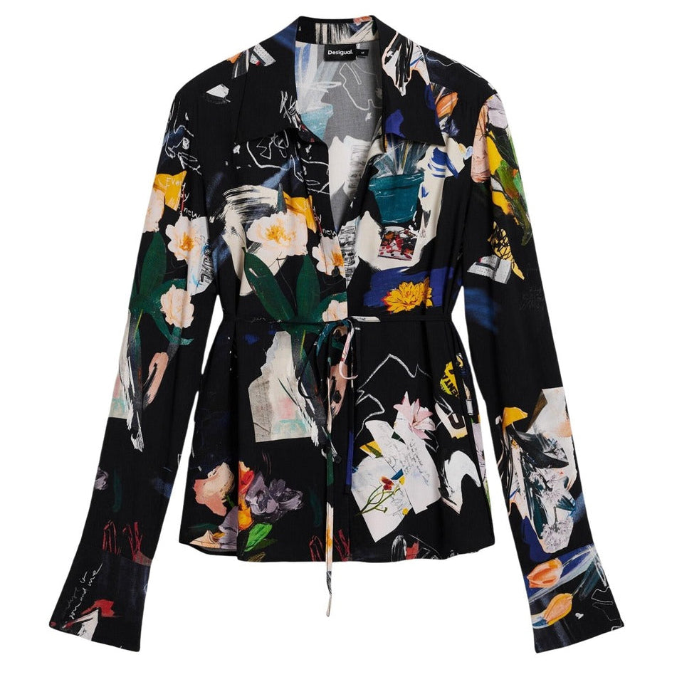 Дамска риза Desigual women’s shirt 26SWCW23 2000 Top view 