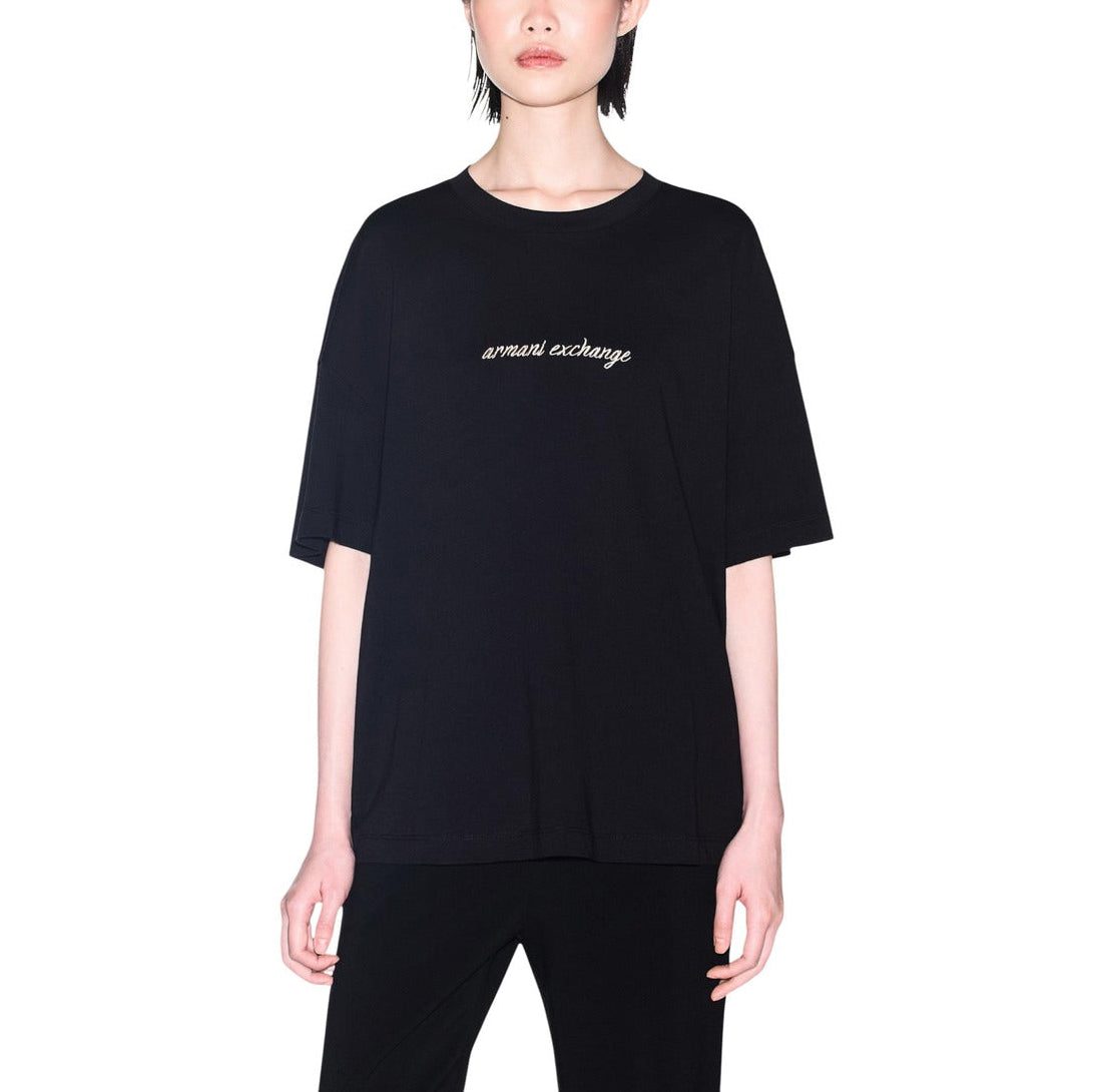 Дамска тениска Armani Exchange Oversized Women T-shirt XW002766 AF10356 UC001 Front View